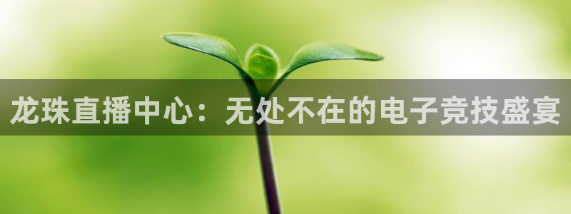 蓝鲸体育直播间：龙珠直播中心：无处不在的电子竞技盛宴